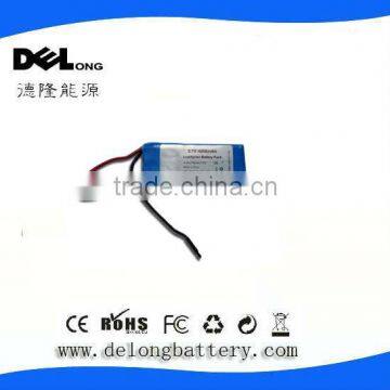 Smallest 3.7v li-po battery 4200mah for gps