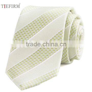 Dobby Style and Embroidered Pattern polyester necktie for men JT60303P