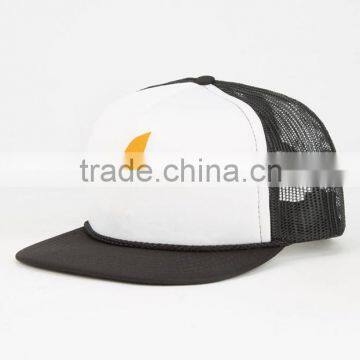 Wholesale Rope Snapback Hat Mesh Caps Trucker Hat, Custom Screen Printed Mesh Snapback Hat