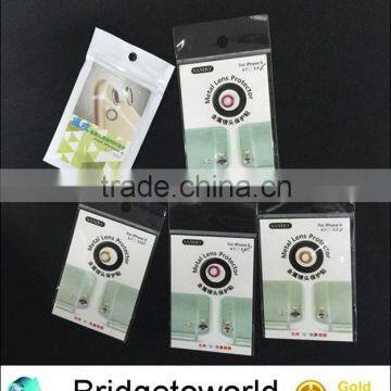 Colorful Fashion metal camera protector for iphone 6 for iphone 6 plus back camera lens