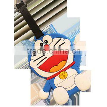 2016 Advertising Custom Logo Engraved Rubber Luggage Tag With Name Card for Tourist photo-6