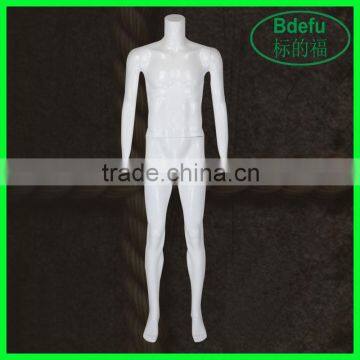 Headless model display plastic mannequin