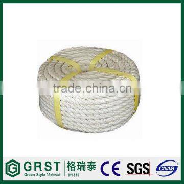 Polyethylene mooring rope