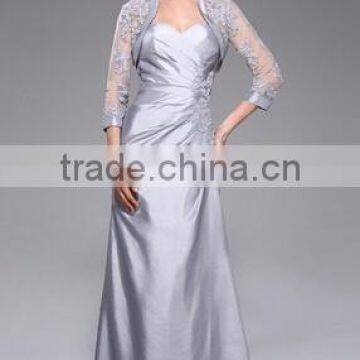 A-Line/Princess Sweetheart Floor-Length Taffeta Mother of the Bride Dress With Ruffle Lace Beading Sequins