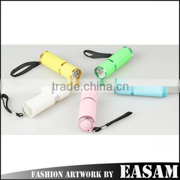 Easam hot new nail UV Flashlight,395-410nm uv led flashlight suit for dry nail gel polish