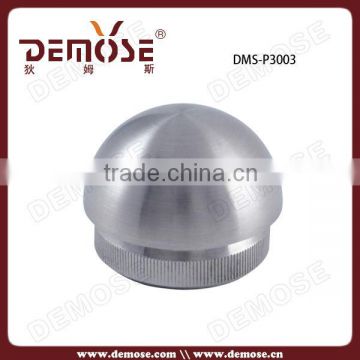 stainless steel pipe/tube plug for handrail cone shaped