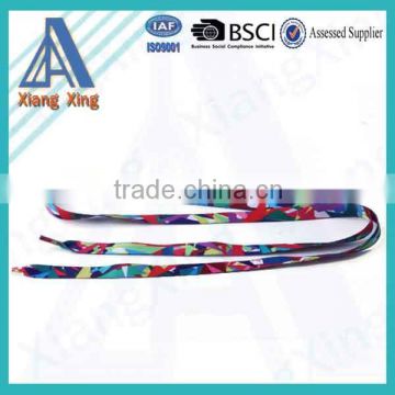 Factory direct sale custom print shoelace, custom shoe laces print