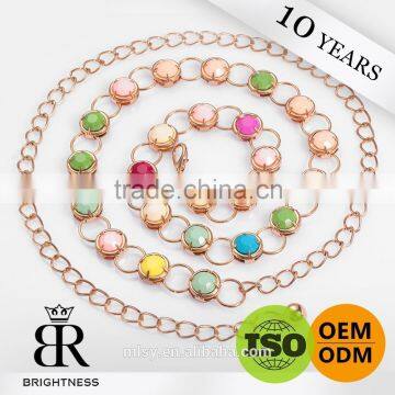 Fancy clothes decorative chain of plated Brightness F1-80102