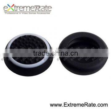 Black Base With White thumbstick silicone cover for PS4/XBOX One