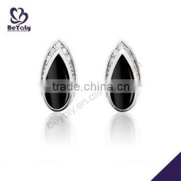 hot sale high quality sterling silver heart shaped drop fashion earring