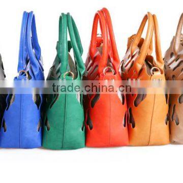 High Quality Fashion Casual Lady Leather Tote Bag photo-2