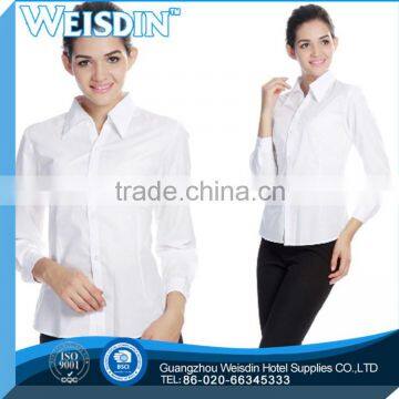 casual shirts solid color ladies shirt design collar with pattern