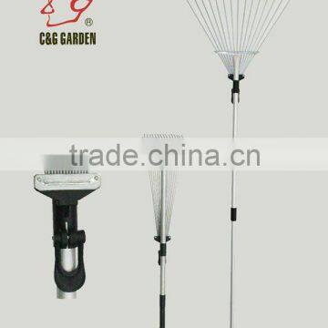 15 Teeth Adjustable Garden Steel Rake RK15-204
