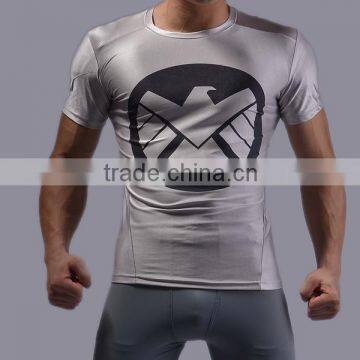 Summer Style Men Marvel Superhero/bat-man Compression t Shirt Superman Gym Men Fitness Sport Workout Crossfit Clothes Shirt photo-5