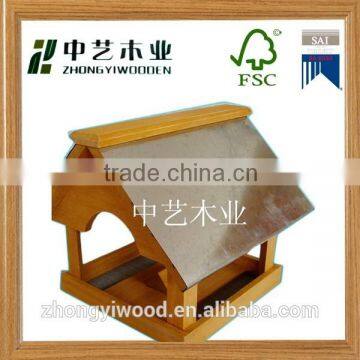 Made in China FSC Pine Wood Make Wooden Bird Cage