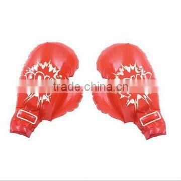 cheering orange pvc inflatable boxing glove for fun