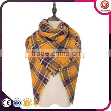 plaid tatting scarf one piece hat and scarf