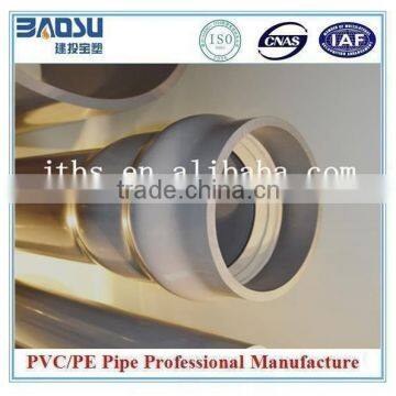 PVC-U pipe for water supply made china manufacture