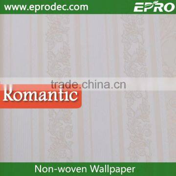 Wedding Room non-woven material italian design wall fashion wallpaper for bathroom