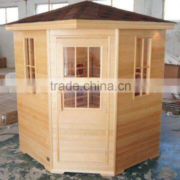 3 or 4 perosn Sauna house with Canadian hemlock wood