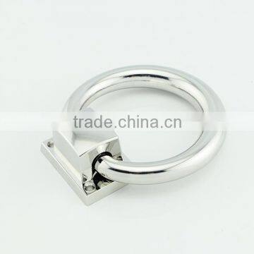 Chrome Finish Modern Circular Zinc Alloy Door Knocker photo-4