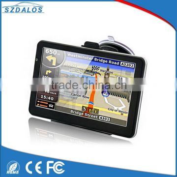 Wince 6.0 System sat nav free world maps mediatek portable gps sat navigator 5 inch