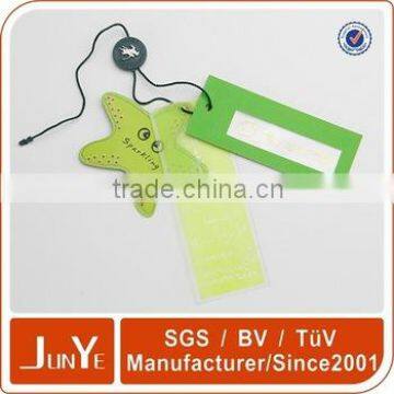 custom apparel garment hang tags in five start shape                        
                                                                                Supplier's Choice