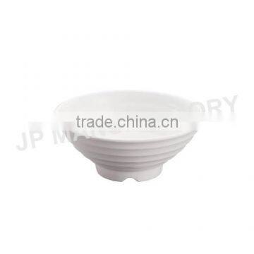 Round White Melamine Chinese bowl