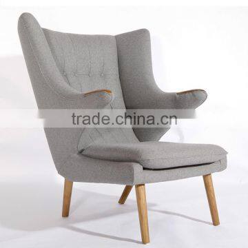 Hotel Project Danish Furniture Papa Bear Chair With Ottoman photo-2