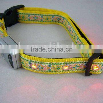 Flashing Pet Nylon Collar(6 LED)