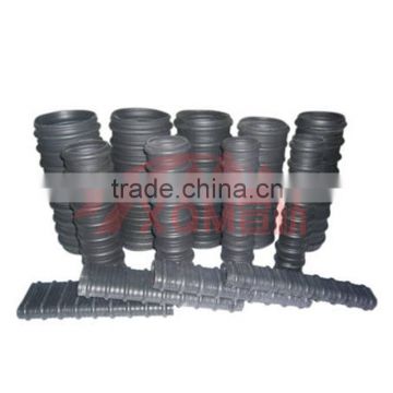 Flat plastic corrugated pipe prestressed bridge anchorage duct