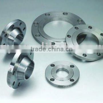 Raised-face flange