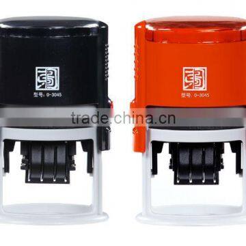 2015 hot sell oval szie 30X45mm date custom rubber self Inking stamp