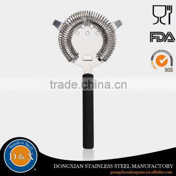 Bar stainless ice cocktail fence strainer