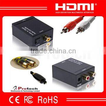 Super quality hdmi audio converter digital to analog with Irol housing audio converter