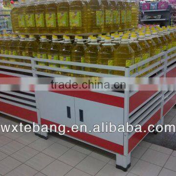 Cooking oil shelf/food shelf