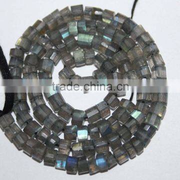 Natural Labradorite Faceted Tyre