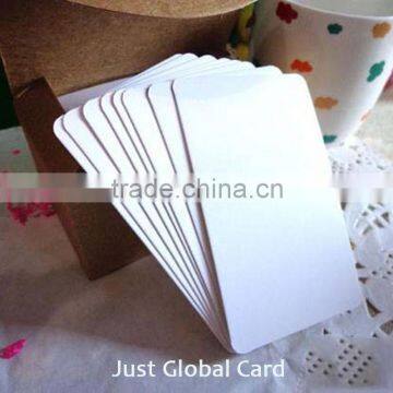 magnetic stripe & contact chip plastic standard card size RFID blank card