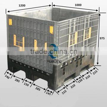 High quality collapse plastic storage containers for fruits and vegetables