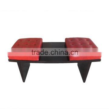 Ottoman stool red leather ottoman YO7027