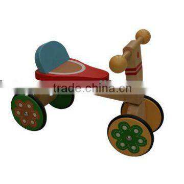 Colorful classic wooden baby walker toy