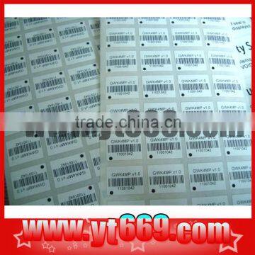 Weighing scale label printing barcode printing