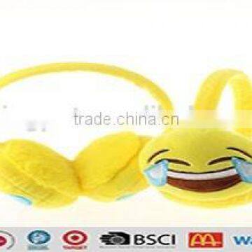 Hot Selling Plush Emoticon Poop Earmuffs Custom Emoji Wholesaler