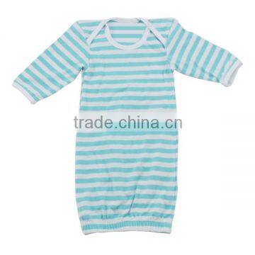 Boutique 2016 New Design Spring Summer Newborn Baby Rompers Organic Cotton Baby Stripe Pajamas Wholesale Easter Baby Clothing photo-6