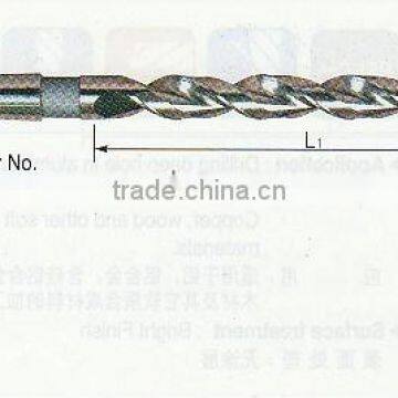 HSS Co5 DH100 morse taper shank twist drills, long length-DIN341