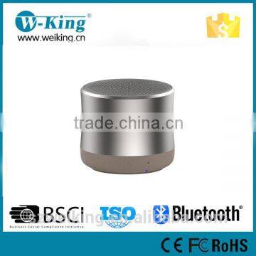 portable bluetooth speaker with APP in metal shell and cylinder mini BT speaker 5W with 1000mah battery