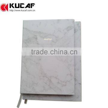 Promotional&Gift usage Gold foil paper marble notebook