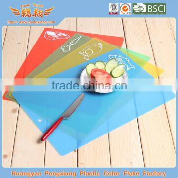 colorful plastic chooping board