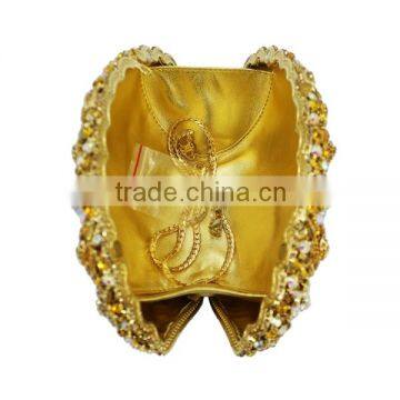Beautiful Wholesale Rhinestone Handbag Crystal Stone Party Evening Clutch Bag (88138A-G) photo-5
