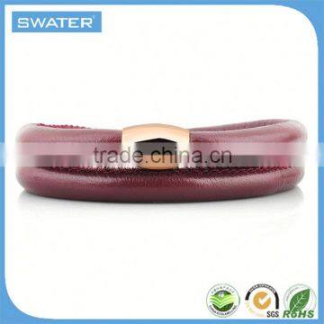 Fashion Jewelry 2016 Double Wrap Leather Bracelets Blanks photo-3